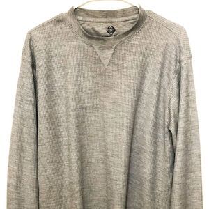 Men's Long Sleeve Thermal Shirt Medium Gray
